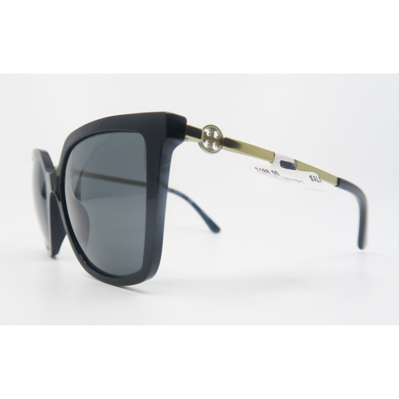 Tory Burch TY7146 1798/13 New Black/Gray Square Women's Sunglasses - Picture 4 of 8